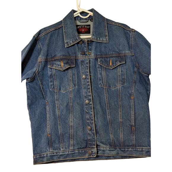 Stylo jeans jacket mens M Medium weight VGUCSee photos 100% cotton denim - Picture 3 of 8